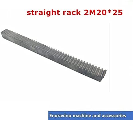 ZHENGGUIFANG ZGF-BR Mod2 2M 2Mod20x25 Hossz 1000mm, Penész Spur Gear Rack Precíziós CNC Rack (fogú) Fogazott Rack CNC Gép (Szín : Forgácsolt,