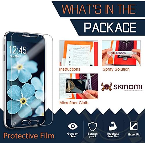 Skinomi képernyővédő fólia Kompatibilis Motorola Motoactv (6-Pack) Tiszta TechSkin TPU Anti-Buborék HD Film
