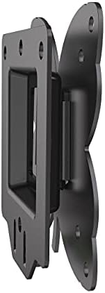 Meliconi SlimStyle Plusz 100 Fix Ultra Vékony Fali tartó Lapos Képernyős Tv-vel 25 Cm Védő Gumi Párna, VESA 75x75 100x100 Fekete
