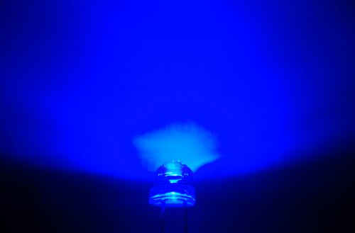microtivity IL315 4.8 mm-es Széles Látószögű Kék szalmakalap LED w/Ellenállások (Csomag 30)