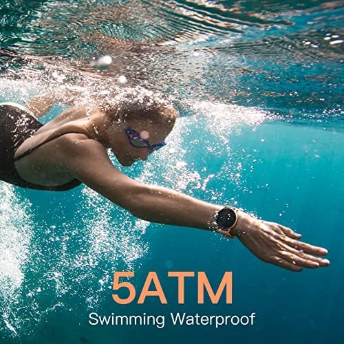 AGPTEK Okos Órák a Nők, 5ATM Vízálló Úszni Smartwatch iPhone Android Telefonok, Fitness Tracker Nézni Támogatás pulzusmérő Lépésszámláló
