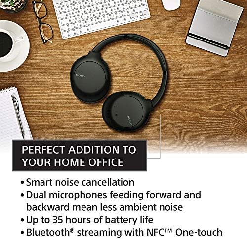 Sony Vezeték nélküli zajszűrő Over-the-Ear Fülhallgató WH-CH710N - Fekete (Felújított)