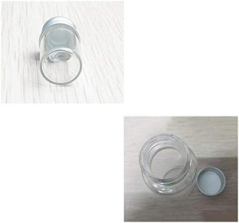 12db 5ml Mini Átlátszó Üveg Üveg Üveg Alumínium Csavaros Kupakkal Aranyos Üres Minta Üvegek Kis Injekciós Üvegeket Az Üzenet Üveg Minta