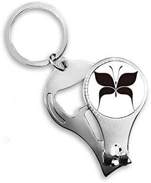 Tündér Fekete Pillangó Art Deco Ajándék Divat Köröm Zimankó Gyűrű Kulcstartó Sörnyitó Clipper