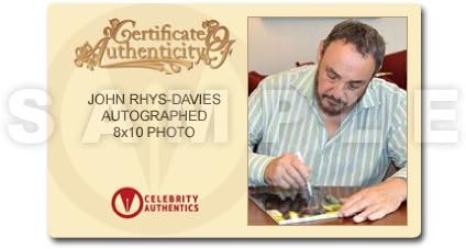 John Rhys-Davies Dedikált 8x10 a Gyűrűk Ura Közelről Fotó
