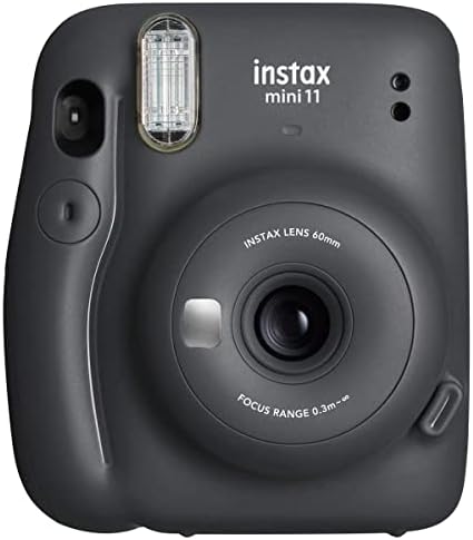 Fujifilm Instax Mini 11 Instant Film Kamera, grafitszürke - a Harcos Tartozék Készlet grafitszürke, 2X Fuji instax Mini én