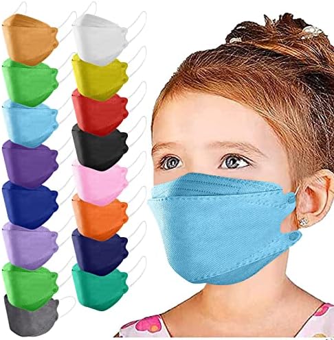 LIKESIDE 10DB ƘF94 Face_Mask Gyerekeknek,4-Réteg Premium Szűrő Gyermekek ƘF94 Kényelmes, Lélegző 3D Design Forma Màsk