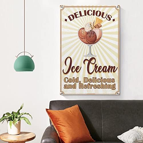 Évjárat Poszter Ízletes Ice Cream Ital Üzlet Dekoráció Poszter Vászon Fal Művészi Nyomatok a Fali Dekor Room Decor Hálószoba Decor