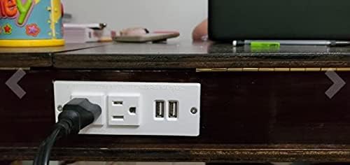 Süllyesztett elosztó USB Szerelhető elosztó USB 2 konnektorból 2 USB Hub-Beépített Asztal Asztal Coneference Kanapé, Szekrény