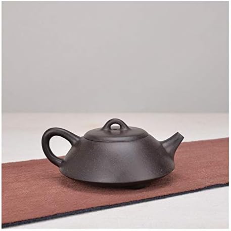 N/A Yixing teáskanna Jinsha Kő Kanál Pot Lyuk sár Labda Kínai Lila Agyag teáskannák, valamint teáscsésze (Szín : Fekete)