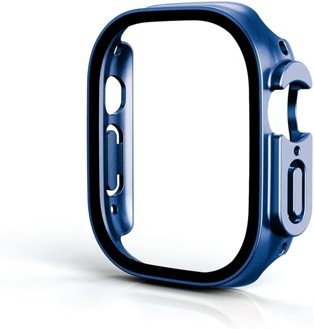 KANGDD Üveg+tok Apple Nézni Ultra 49mm Heveder smartwatch PC Lökhárító+képernyővédő fólia Edzett Fedezze iwatch Sorozat Zenekar Tartozékok