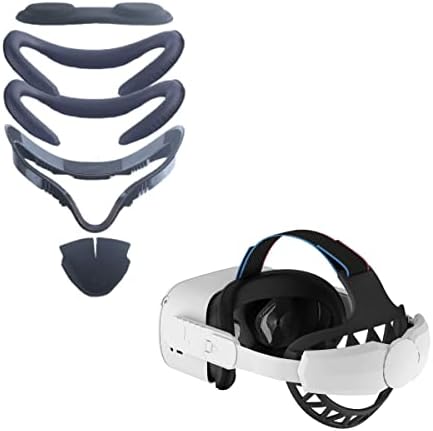 Öt Darab Beállítja VR Arc felülete Design Továbbfejlesztett Elit Heveder Kompatibilis Quest 2