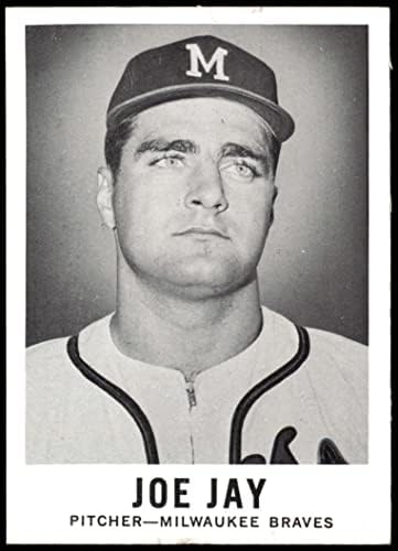 1960 Levél 23 SKH Joey Jay Milwaukee Bátrabbak (Baseball Kártya) (Kis Portré) EX+ Bátrabbak