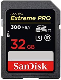 SanDisk 32GB SDHC SD Extreme Pro UHS-II Memóriakártya Működik a Canon EOS M6-os Mark II, EOS 90D Digitális Fényképezőgép 4K