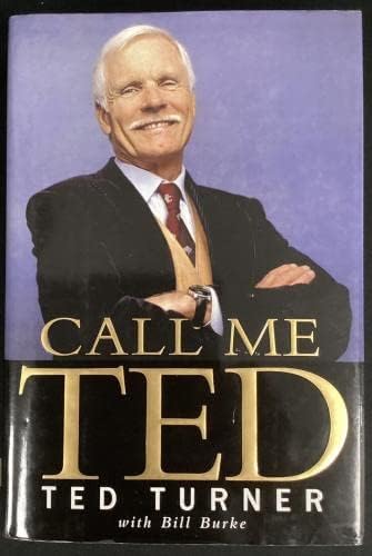 Ted Turner Dedikált Könyvet Hívjon Ted CNN TBS TNT Alapító TV Producer Auto SZÖVETSÉG 2 - MLB Dedikált Egyéb Tételek