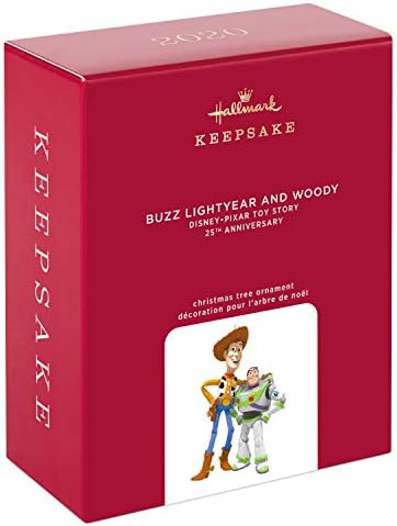 Hallmark Emlék Karácsonyi Dísz 2020-Ra, a Disney/Pixar Toy Story Buzz Lightyear, Fás 25 éves (2499QXD6634)
