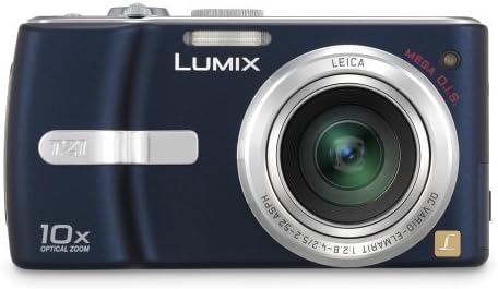 A Panasonic Lumix DMC-TZ1A 5 MEGAPIXELES Kompakt Digitális Fényképezőgép, 10x Optikai Kép Stabilizált Zoom (Kék)