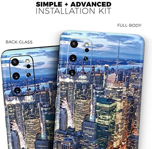 Design Skinz Este Légi NYC Védő Vinyl Matrica Lezárja a Bőr Cover Kompatibilis A Samsung Galaxy S20 (Képernyő Trim & Hátsó Üveg, Bőr)