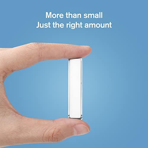 Wansurs [2 Csomag] Mini Telefon Kitámasztó Ultra-Vékony Ezüst mobiltelefon Stick Állni, Összecsukható Láthatatlan Hordozható Fém mobiltelefon