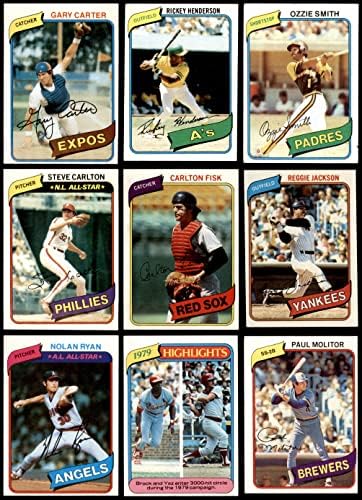 1980 Topps Baseball Teljes Készlet (Baseball Szett) EX+