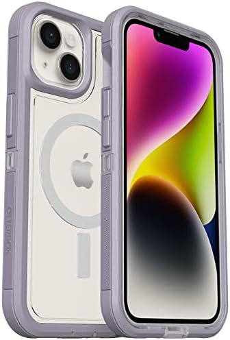 OtterBox iPhone 14 & iPhone 13 Bundle: Defender Sorozat Screenless eset & Wireless Power Bank 2.0 MagSafe, 3k mAh - (Fekete)