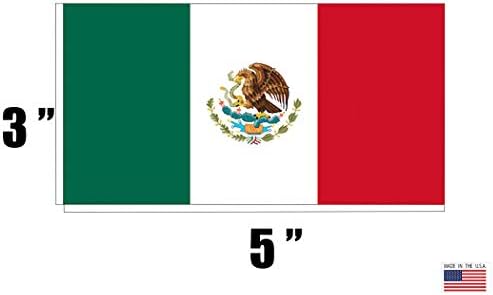 Rogue River Taktikai Mexikó Mexikói Zászló, Autó Matrica Ablak Matrica Ország (3x5)