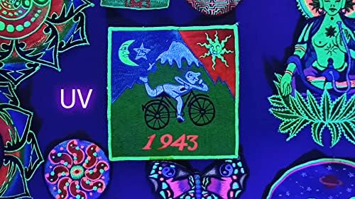 ImZauberwald Eredeti LSD Bicycleday ~7 hüvelykes Vintage Sav Albert Hofmann Javítás