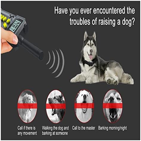 10 Db Anti - Ugató Távolság Távirányító Kutya Képzés Készülék Töltés Kéreg Nyakörv Elektromos Nyakörvet (Szín