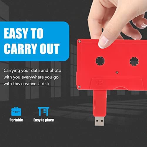 SOLUSTRE pendrive Kaszt Memória Hordozható Meghajtók USB Flash Hivatal Diákok Piros Lemez Haza Stick Kreatív Design Berendezés