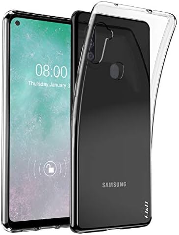 A J&D az Esetben Kompatibilis a Samsung Galaxy A11 az Esetben, Ultra Vékony, Könnyű, Átlátszó ütésálló Védő Gumi Szilikon Lökhárító Esetben