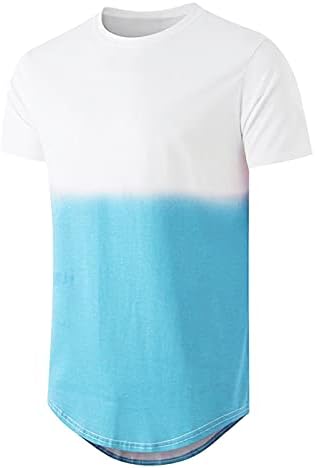 YHAIOGS Mens T-Shirt Munka Ingek Férfiak számára Pack Férfi Teljesítmény Rács Rövid Ujjú Sztreccs Póló - Graphic Tee Férfi