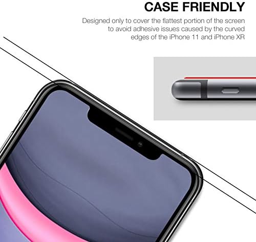 TUPTUG Edzett Üveg kijelző Védő fólia iPhone 11, iPhone XR(3 Csomag) -- Edzett Üveg védőburkolat a 6.1-es Apple iphone -- [Ultra