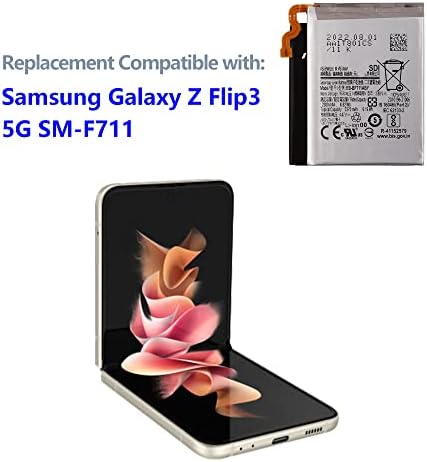 SWARK Új Akkumulátor EB-BF711ABY Kompatibilis a Samsung Galaxy Z Flip3 5G SM-F711 Eszközök