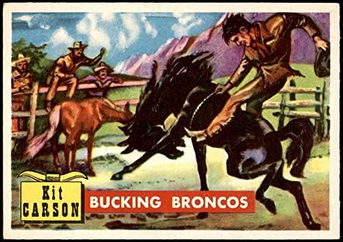 1956 Topps 72 Bakugrás Broncos Kit Carson (Kártya) EX+