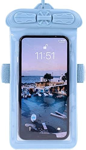 Vaxson Telefon Esetében, Kompatibilis BLU G8 Vízálló Tasak Száraz Táska [ Nem Képernyő Védő Fólia ] Kék
