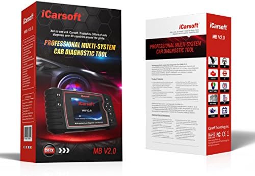 Professzionális Multi-Rendszer Automatikus Diagnosztikai Eszköz iCarsoft MB V2.0 Kompatibilis a Mercedes-Benz/Sprinter/Okos, ABS, SRS