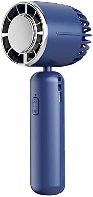 Kézi Fan Mini Kézi Ventilátor Hideg Borogatást Face Design Kézi Rajongó Újratölthető 3 Sebesség 2000mAh Könnyű Smink Hordozható,Kék