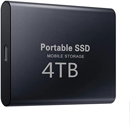 TJLSS c-Típusú USB 3.1 SSD Hordozható Flash Memória, 4 TB SSD Merevlemez Hordozható SSD Külső SSD Merevlemez Laptop Asztal