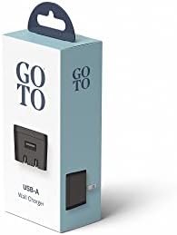 GoTo Fali Töltő, Kettős 12W USB-A, Kompatibilis iPhone/Android Készülékek (Samsung, LG, Motorola, Google, Szuper, a T-Mobile REVVLRY)