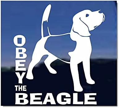 Engedelmeskedni A Beagle Kutya Vinil Ablak Automatikus Matrica