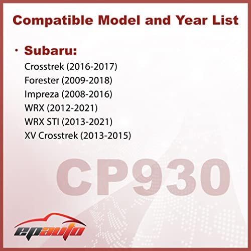 EPAuto CP930 (CF10930) Csere Subaru Premium Kabin légszűrőt tartalmaz Aktív Szén