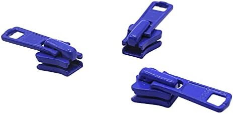 Cipzár Javítás Kit - 3 YKK Vislon Csúszkák - Szín: Royal Kék 918-3 Csúszkák Per Pack - Tett Az Egyesült Államokban