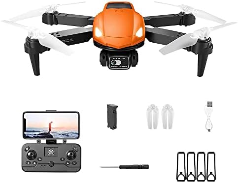 ZOTTEL Mini Összecsukható Drón Gyerekeknek, Optikai Áramlás Elhelyezése Lebeg, Távirányító Gép a 4K HD Kamera, Quadcopter Játék Ajándék