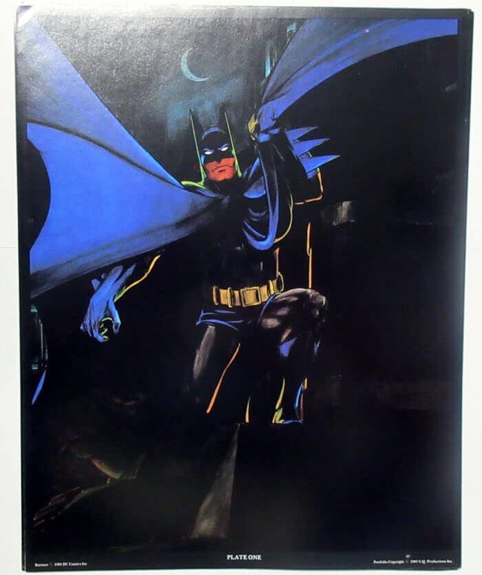 ① A Batman Portfólió 1 Marshall Rogers 1981 Színes Lezárt Joker Ritka