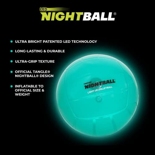 Nightball Röplabda LED Röplabda - világít Világít A Sötétben Röplabda - Kültéri Röplabda Tini - Tini Régi Ajándék - Röplabda Felszerelés