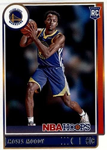 2021-22 Panini Karika 229 Mózes Moody RC Újonc Golden State Warriors NBA Kosárlabda Trading Card