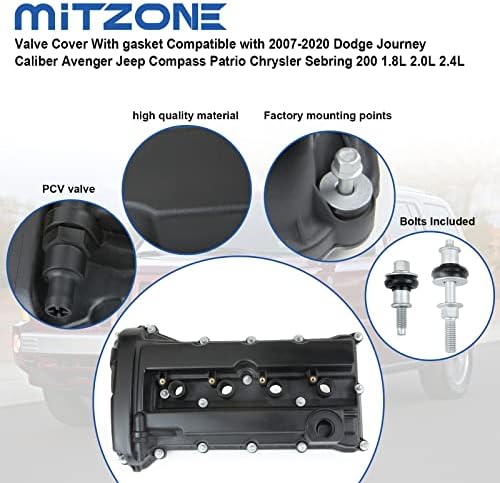 MITZONE szelepfedél tömítés Kompatibilis 2007-2020 Dodge Journey Kaliberű Bosszúálló Jeep Compass Patrio Chrysler Sebring