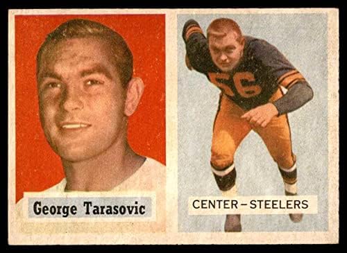 1957 Topps 39 George Tarasovic Pittsburgh Steelers (Foci Kártya) EX Steelers Boston College