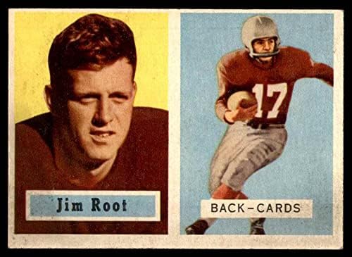 1957 Topps 112 Jim Root Chicago Cardinals-FB (Foci Kártya) EX Cardinals-FB Miami Ohio