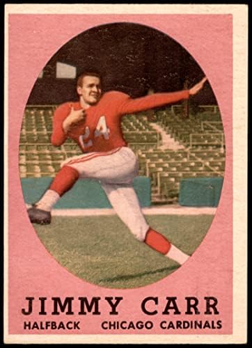 1958 Topps 65 Jimmy Carr Chicago Cardinals-FB (Foci Kártya) Dean Kártyák 5 - EX Cardinals-FB